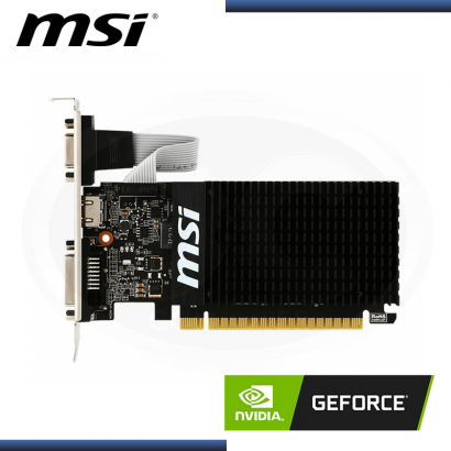VIDEO MSI NVIDIA GEFORCE GT710 1GB DDR3 64-BIT HDMI/DVI/VGA GT 710 1GD3H LP